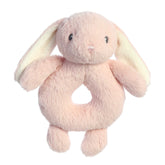 ebba™ - Dewey™ - 6" Rose Ring Rattle
